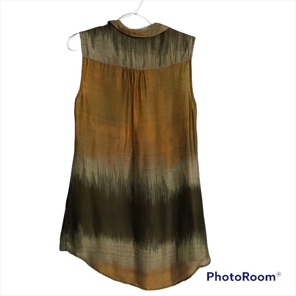 Robert Kitchen Canada Silk Top & Skirt Set size M - Picture 4 of 12